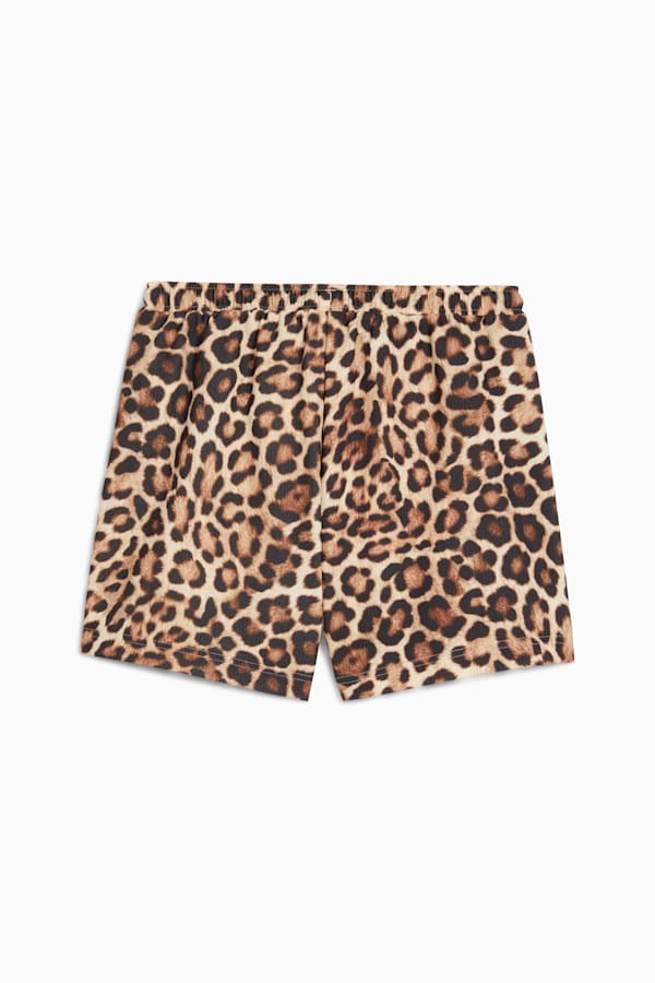 LEO LUXE A-Line All-Over Print 3" Woven Shorts Women, Alpine Snow, extralarge